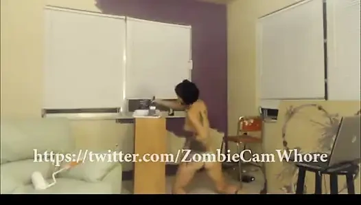 Voyeur Topless Painting