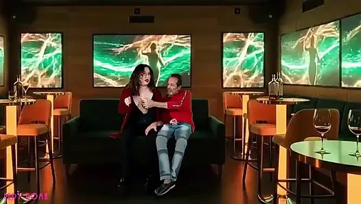 I masturbated a nightclub manager in the VIP room while my husband films