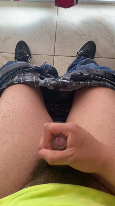 Masturbating penis