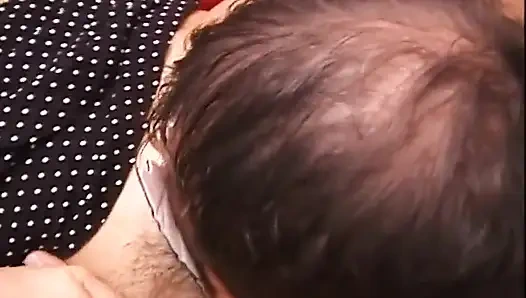 Real couple big hairy pussy fucking licking in masked