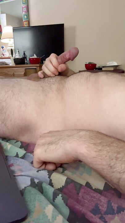 Big dick masturbation cumshot
