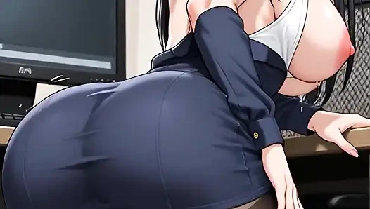 Hentai 2026 ! Bdsm bondage sexy student at work , director master