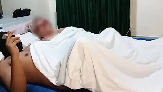 Mature 70-year-old grandmother in rich lingerie fucked