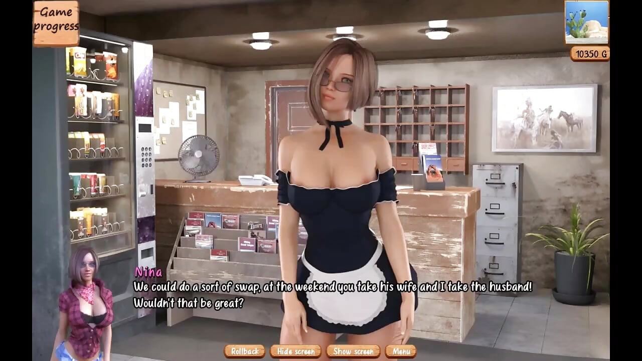 El juego de motel (ruta ntr) esposa caliente fantasea con follar un semental