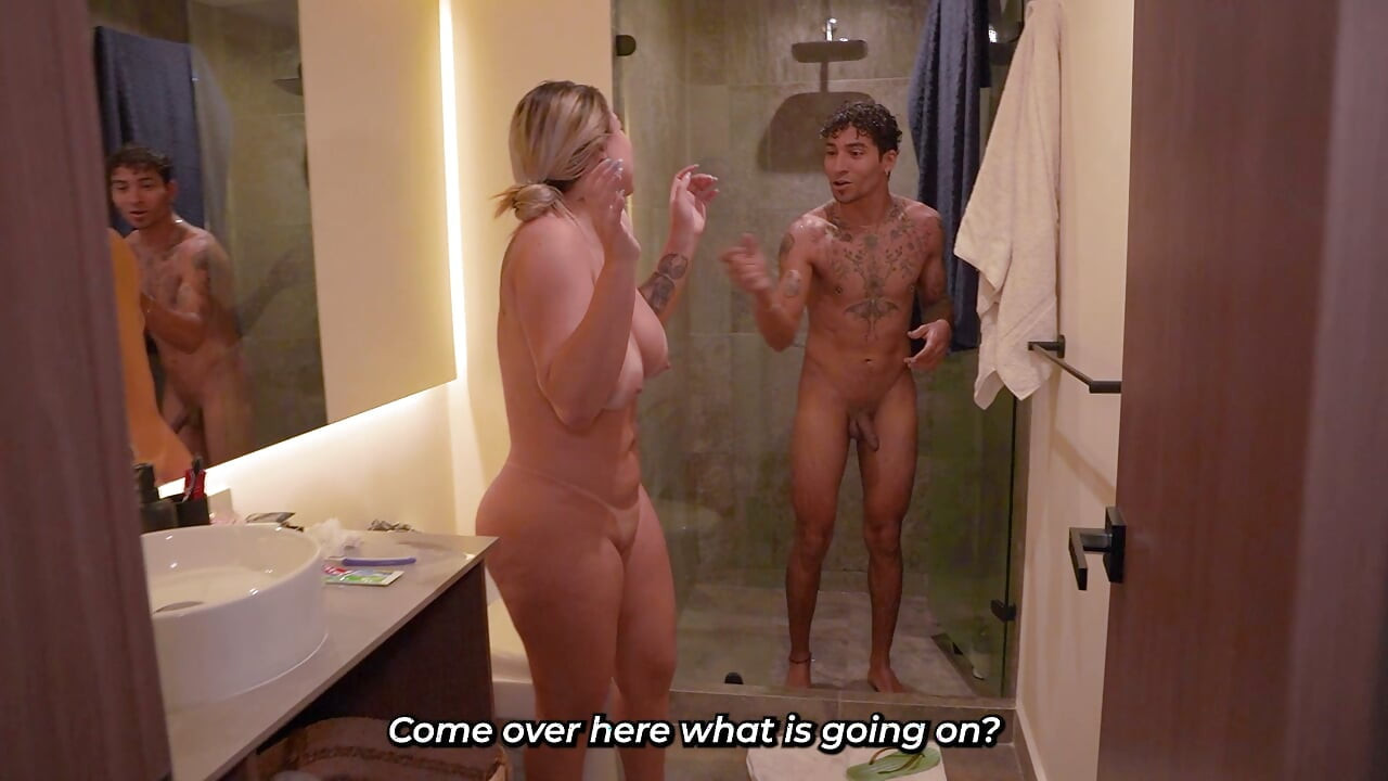 My boyfriend is so clueless that he doesn't realize when his friend is fucking me in the bathroom.