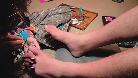 Melody lagi asik sama majikannya