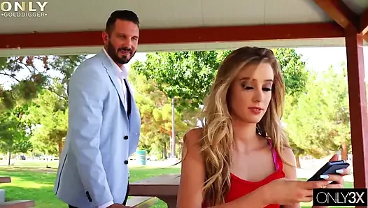 Sexy Haley Reed is a gold miner and she deserves a facial Premium Edit O...