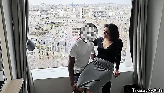 Laure Zecchi 4K Hot French Brunette Paris Booty Call Creampie with Sex Friend