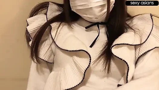 Maid Cafe Secret Play. Slim Beauty Smiles Innocently While Breaking Every Rule Behind Closed Doors.