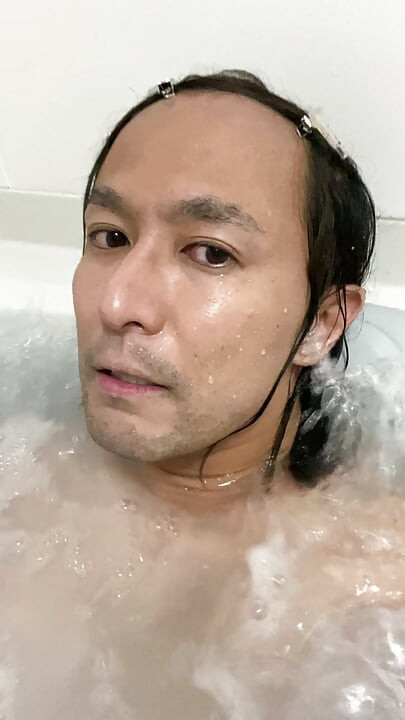 The semen that didn't come out is getting hard,