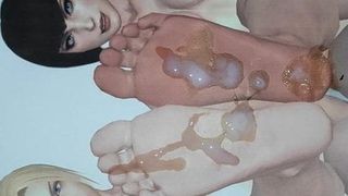 Анна і ніна (теккен) ноги сперма данина