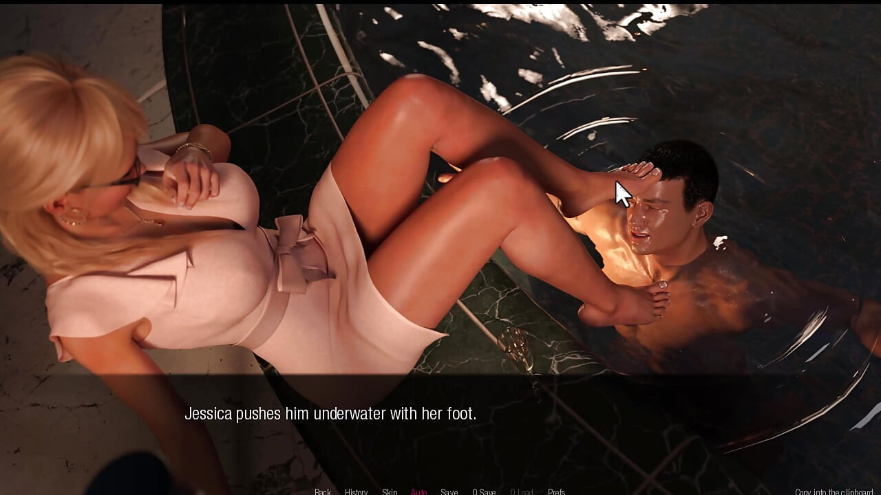 Jessica O'Neil # 9 - Conner le-a urmărit pe Jessica și Shani savurându-se reciproc în piscină