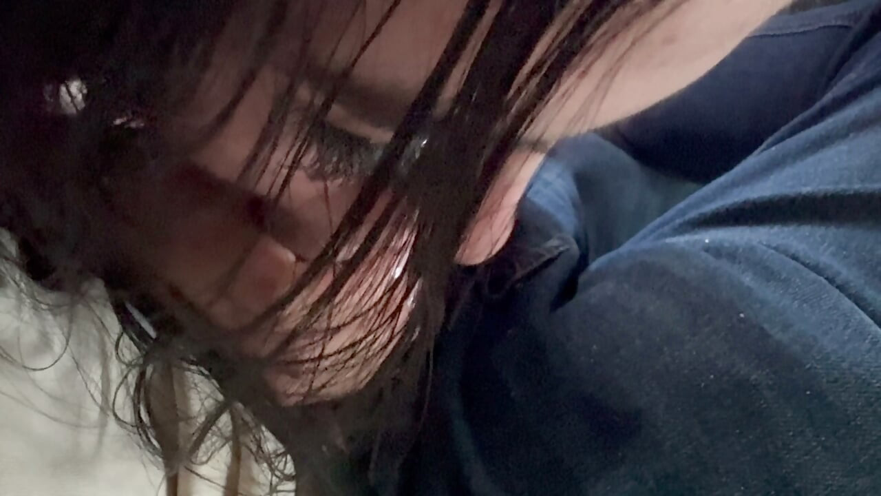 Teen Road to jerkoff and fingering pussy with in service bus