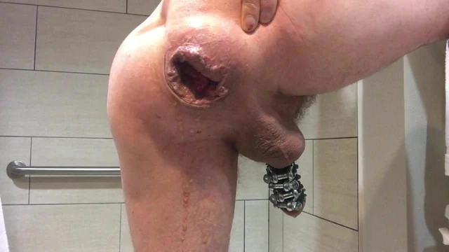 Ass gaping arse fucking anal stretching hole toying  CBT