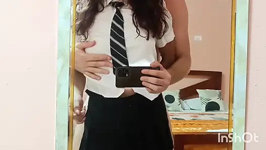 Latina schoolgirl celeste loses virginity