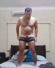 Hot bear stroking 170720