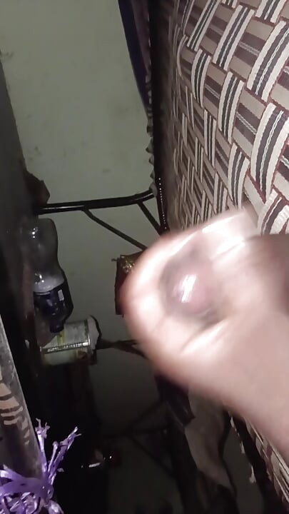 I stuck my penis between the cot, fucked her and ejaculated.