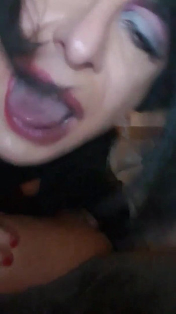 Stunning moment from "Sexychantal loves poppers so mich with hot cok"