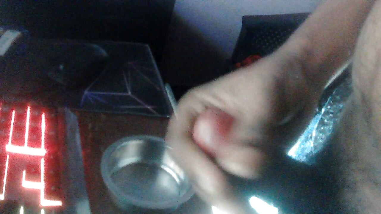 Horny Young Man Jerking Himself