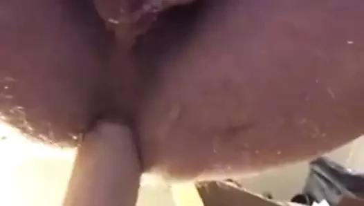 Ginger adam alır dev yapay penis