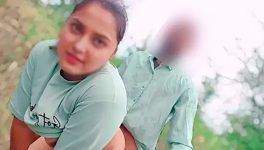 Indian hot property dealer going to jungle for buy land, but Medam is very hornny for Big Dick and fucking by land owners
