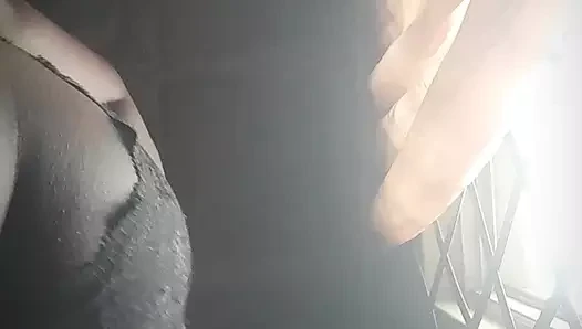 Word porn video – Masked lady dancing in panties