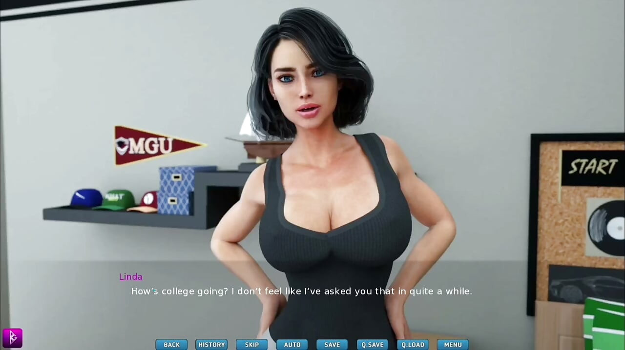 Lady deepthroats and sucks big white cock - gameplay