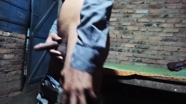 Inserted the brush into the ass