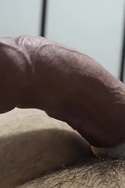 No Hands Is so Much Fun! Made My Uncut Cock Sooo Hard