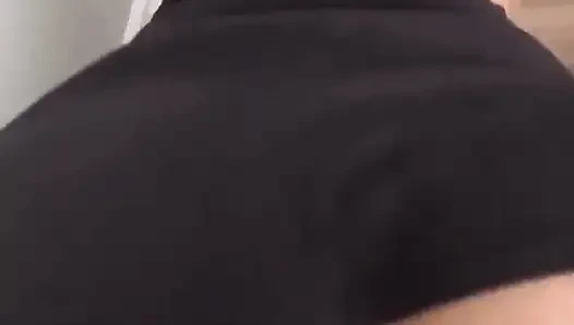 Fucking Big Dildo Against the Wall