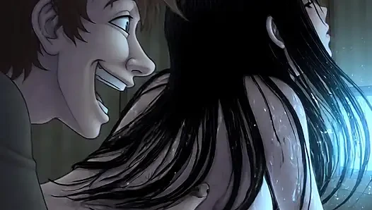 Beautiful Horror Girl Crawled Out of My TV