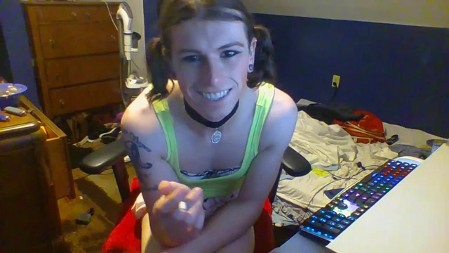 Ashley Valentine smokes and jerks