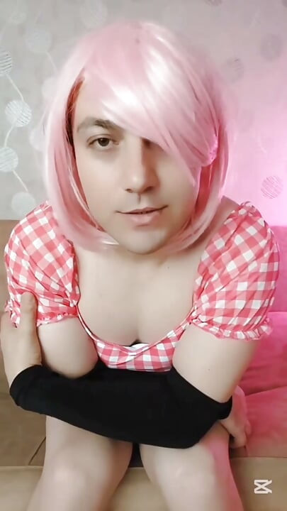 Pretty Slutty Femboy Cowgirl Sissy Kitty