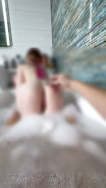 Playing with a in the Bathroom