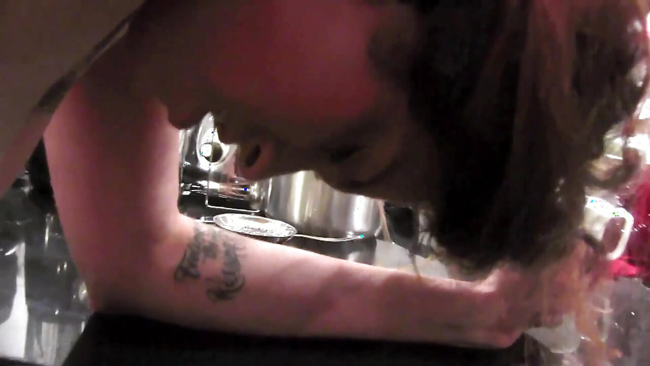 Tattooed lesbian sluts finger fuck each other
