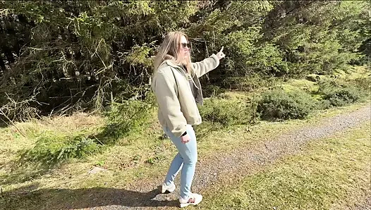Emergency While Walking on the Public Trail but Had to Wet My Jeans