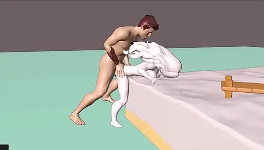Cyberpunk 3D, erwachsenen-sex-animation, sci-fi-charakter