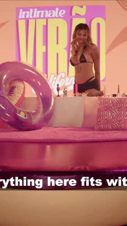 Stunning moment from "Shocking video: Famous Brazilian model caught kissing her best friend during a make-out session!"