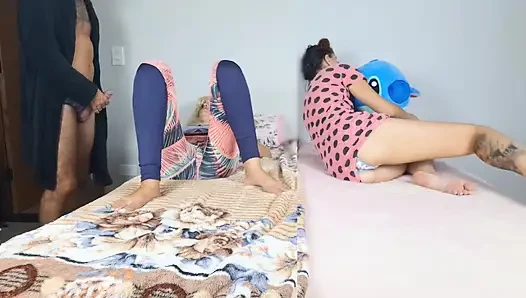 Stepdad Fucks Wife Next to His Stepdaughter!