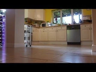 Maid to scrub the kitchen floor