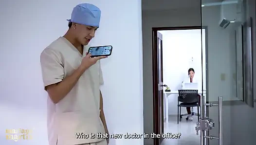 Mariana's Anatomy Chapter Iii: the Surgeon Puts His Cock in My Bathroom During the Night Shift - Mariana Martix & Max Betancur