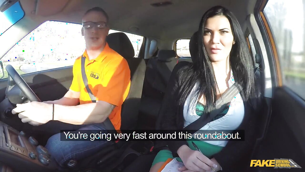 Fake Driving School - Big Tit Instructor Jasmine Jae Gives Handsome Luke a Wild Deep Throat He Will Never Forget