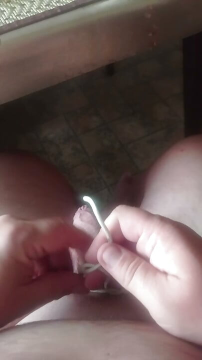 Tied up a dick