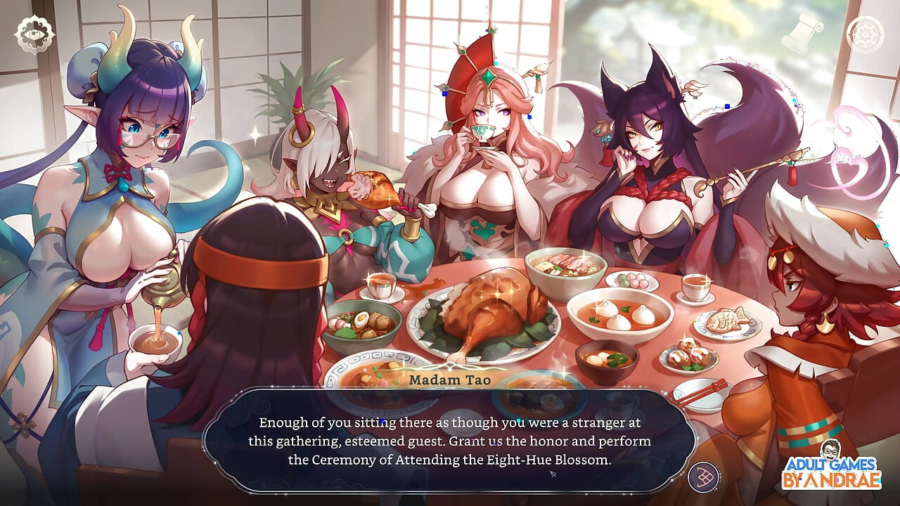EP9: Tea Ceremony with the Chosen 5 - A Royal Gathering in the Imperial Harem - Harem Fantasy