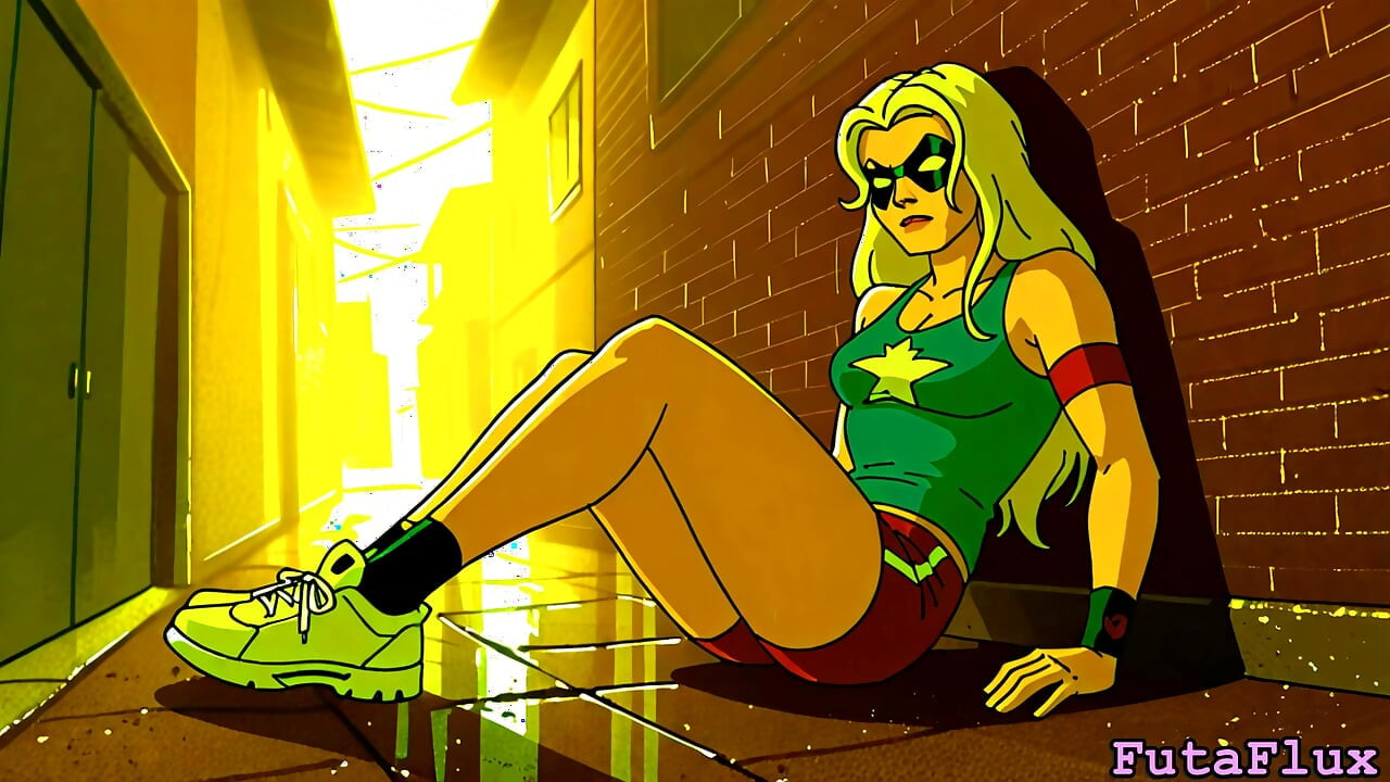 Futanari Carol Danvers - Masturbando, Gozadas, Selfsucking e muito mais!