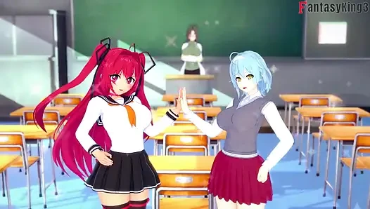 Shinmai maou ntr ahit bölüm 2 - öğretmen onu sikebilmem için üniforma giyiyor