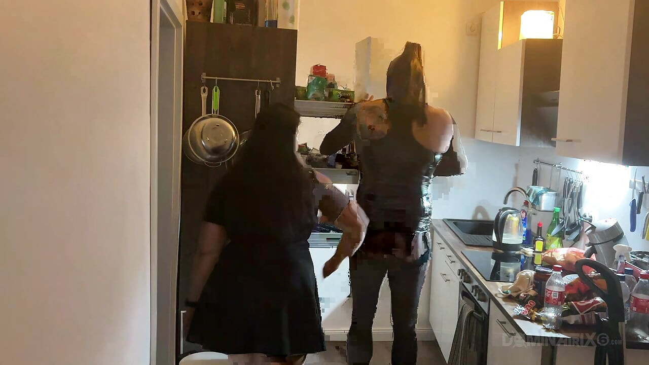 Kitchen Fisting Frenzy - Mature Sluts Stretched Wide Open
