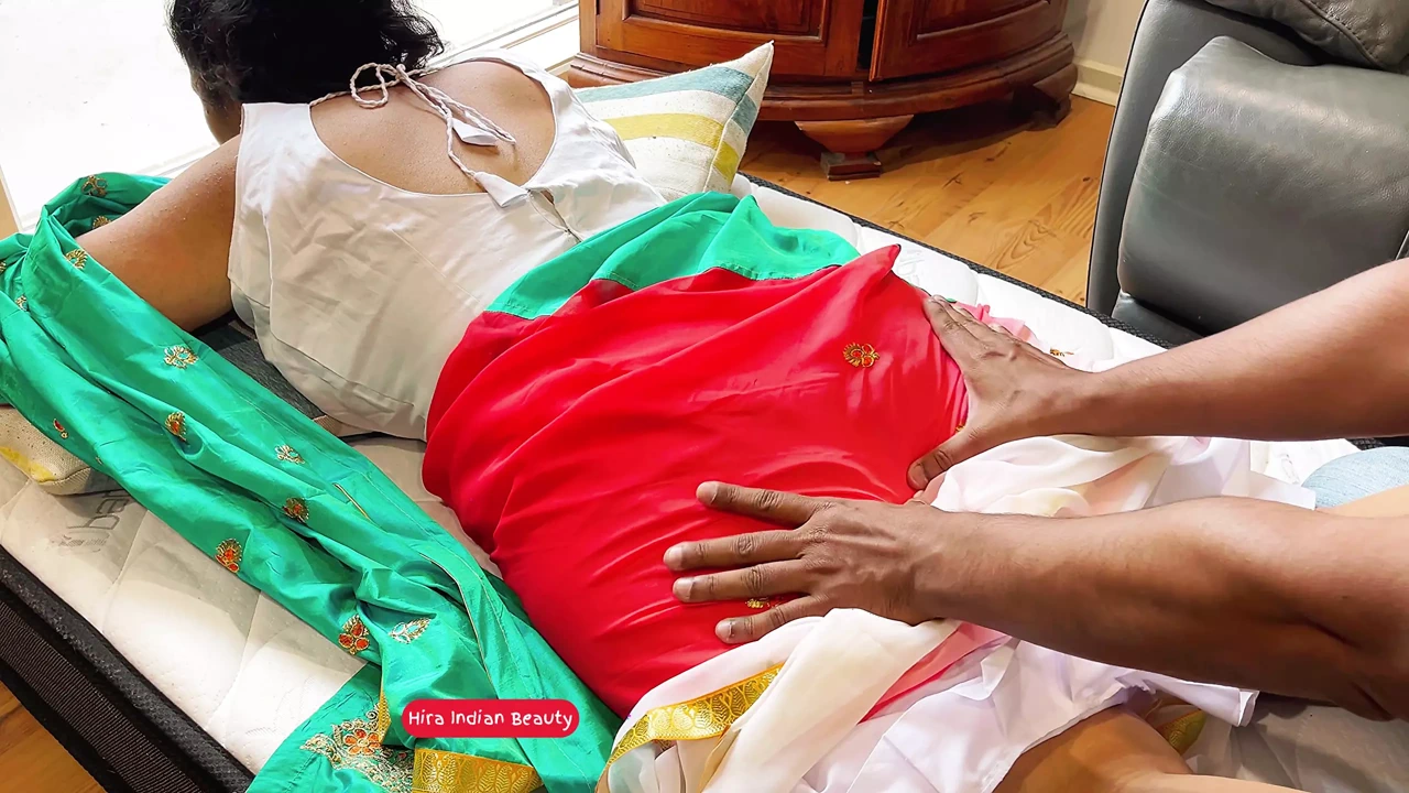 Desi Romance in Saree – Hottest Sensual Massage – Big Ass and Leg Massage – Moaning and Dirty Talk