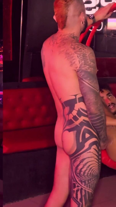Having sex for the first time in the Sauna with a mexican with a piercing of his dick | Clip 3