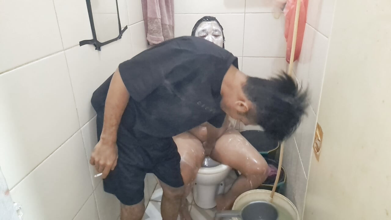 A Woman Who Takes A Shower In A Bathtub